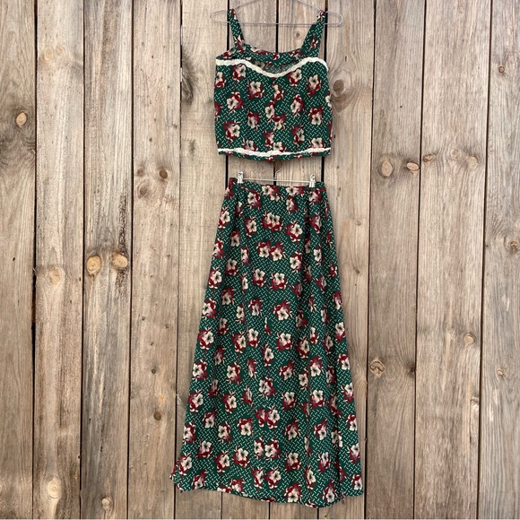 VINTAGE 1960’s two-piece Hawaiian set, women’s size small - Picture 7 of 12